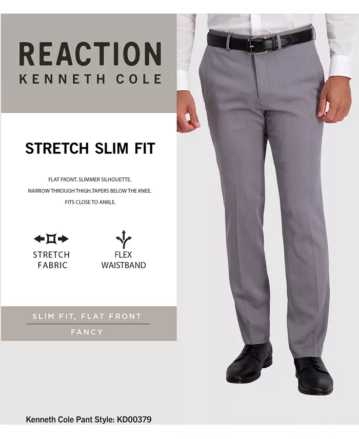 Men's Slim-Fit Stretch Dress Pants - thumbnail 7