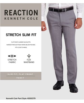 Kenneth Cole Reaction - Men's Slim-Fit Stretch Dress Pants