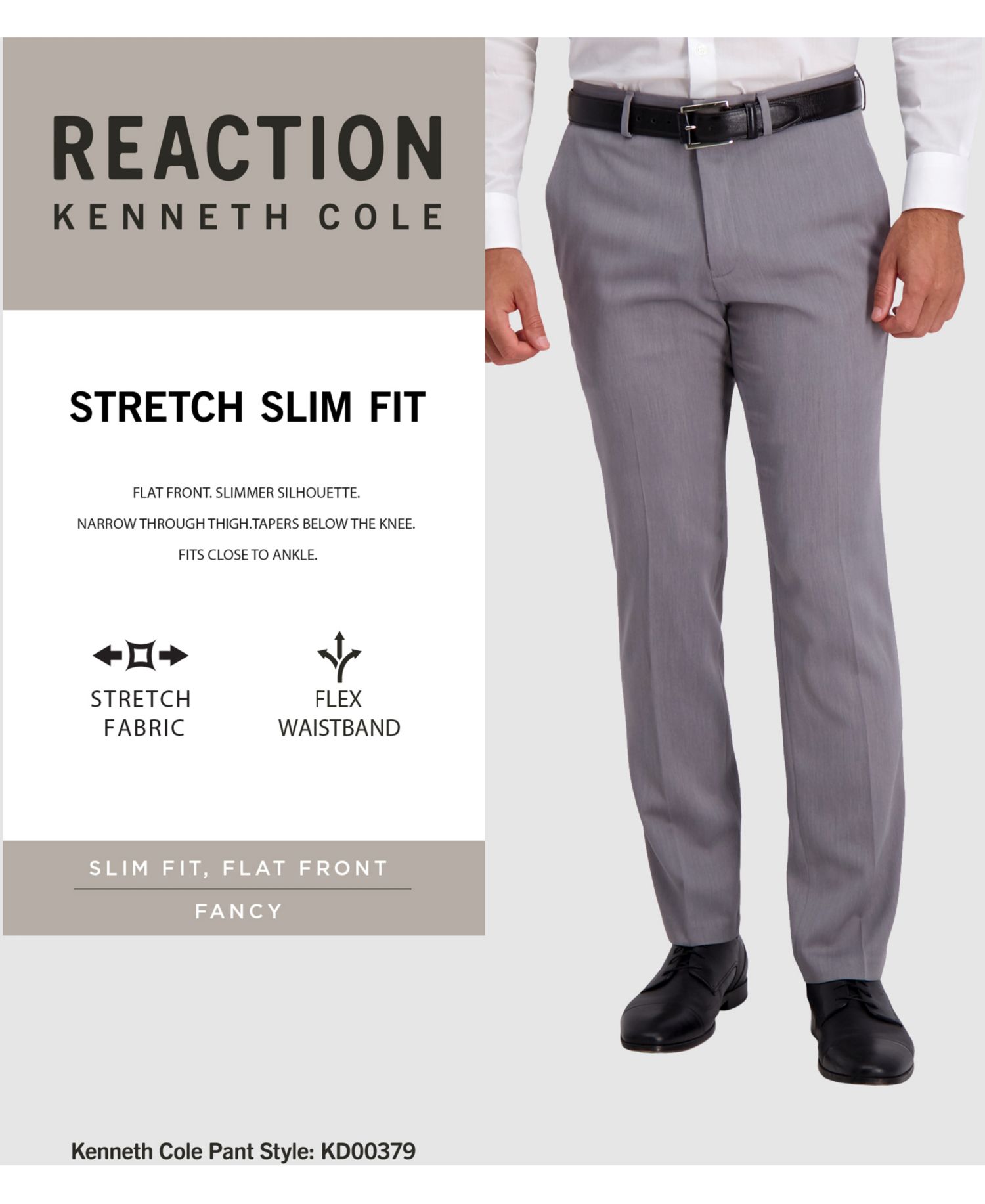 Men's Slim-Fit Stretch Dress Pants