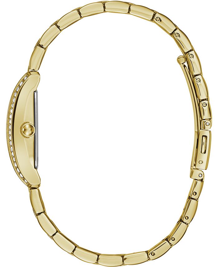 Caravelle Women's Gold-Tone Stainless Steel Bracelet Watch 21x33mm - Macy's