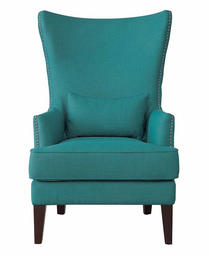 Homelegance - Ceylon Accent Wingback Chair, Quick Ship