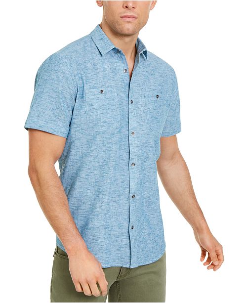 Inc Men S Ricky Short Sleeve Shirt Created For Macy S