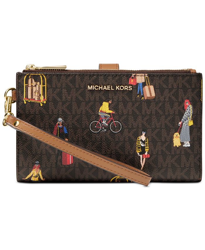 Macy's wristlet shop michael kors