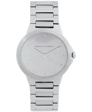 image of Rebecca Minkoff Women-s Cali Stainless Steel Bracelet Watch 34mm