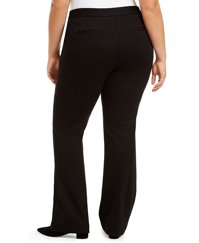 Alfani Plus Size Tummy-Control Comfort-Waist Pants, Created for Macy's ...