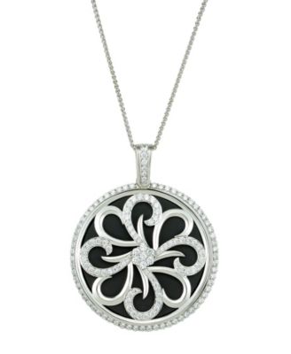 LUX VUE - MAGNIFYING GLASS & MIRROR PENDANT NECKLACE