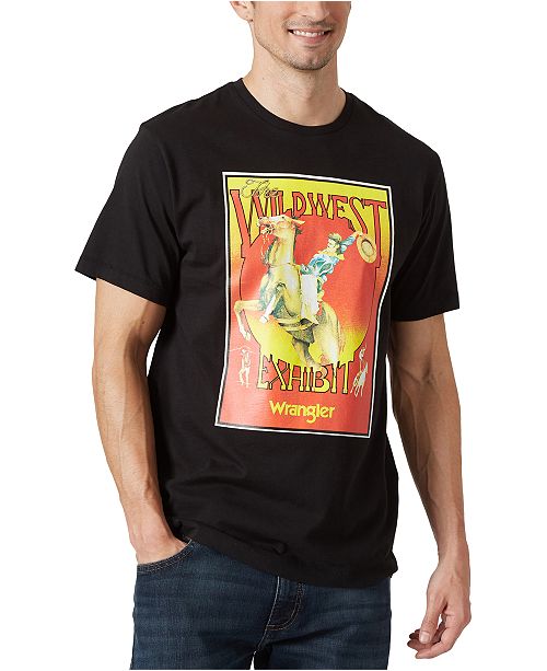 Wrangler Men S Wild West Graphic T Shirt Reviews T Shirts