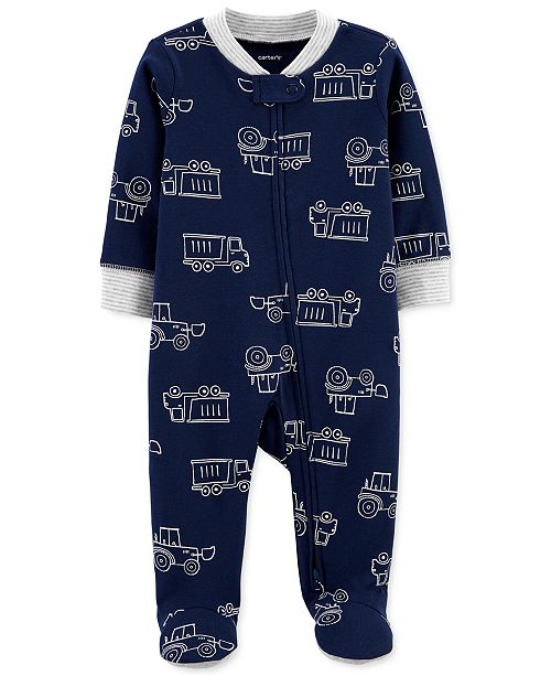 Carter S Baby Boys Footed Truck Sleep And Play Reviews Pajamas Kids Macy S