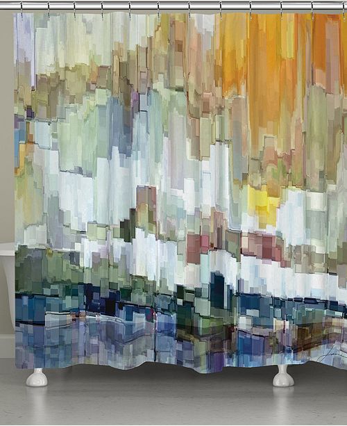 Laural Home Glacier Bay Bath Collection Reviews Shower Curtains Bed Bath Macy S