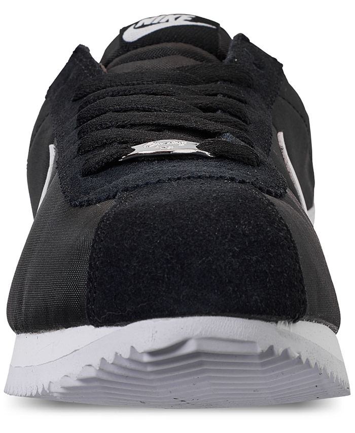 Nike Men's Cortez Basic Nylon Casual Sneakers from Finish Line - Macy's