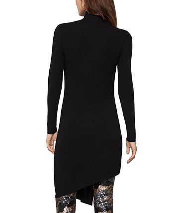 Bcbgmaxazria asymmetrical turtleneck shop dress
