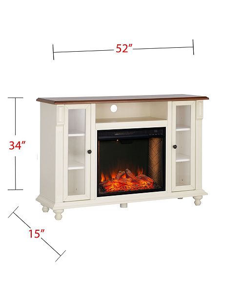 Southern Enterprises Chelmsford Alexa Enabled Electric Fireplace