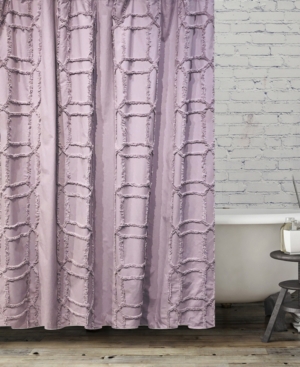 Bcbg Clip Cube Tufted Shower Curtain Bedding