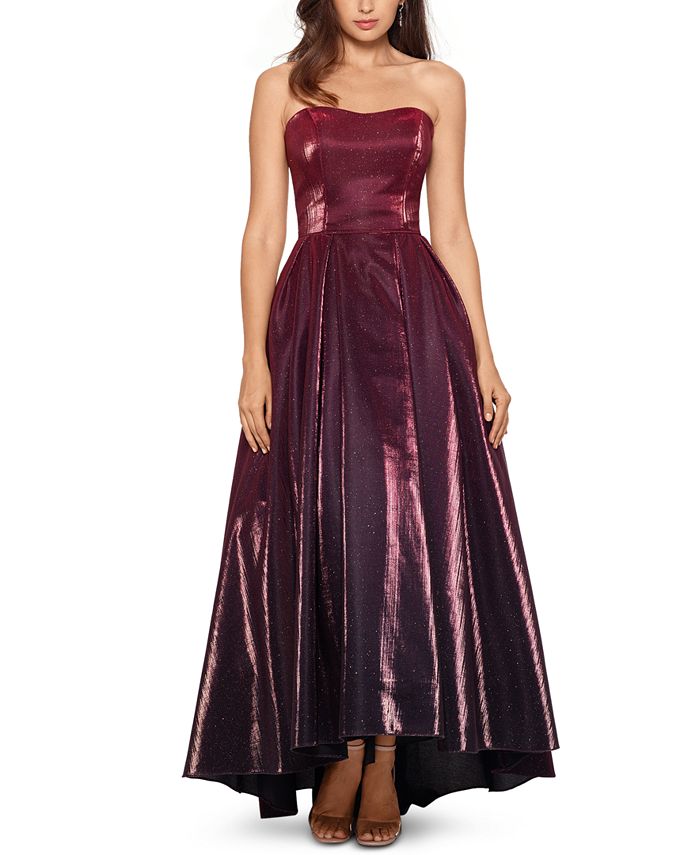 Betsy and adam store hi lo ball gown