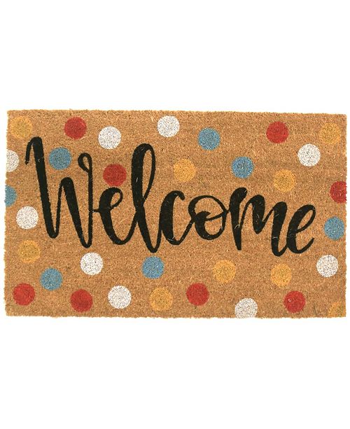 Gardenpath Welcome Hello Coir Door Mat Reviews Home Macy S