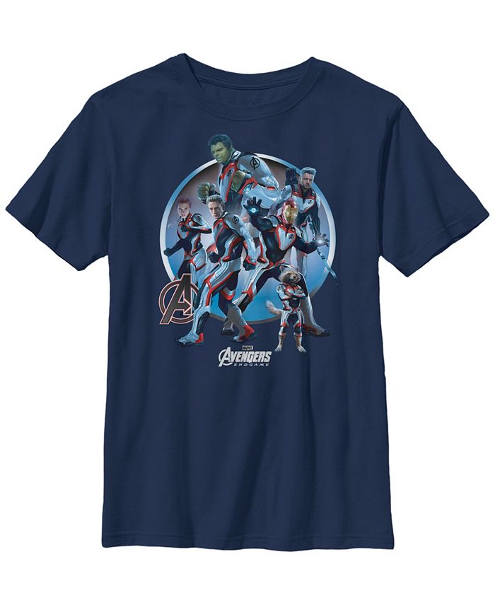 Fifth Sun Marvel Big Boys Avengers Endgame United Short Sleeve T-Shirt ...