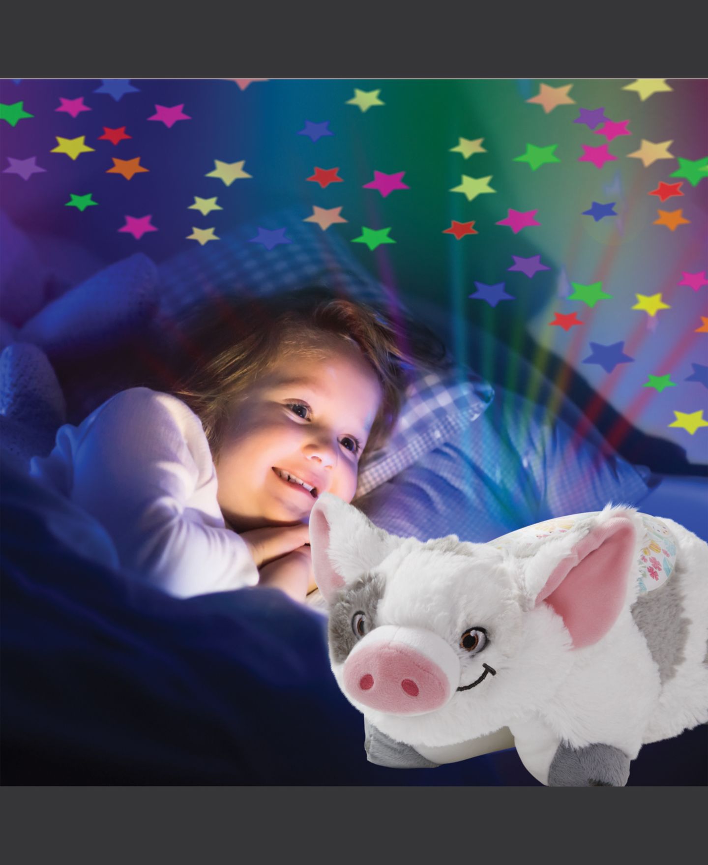Детская мягкая игрушка Pillow Pets Pua Sleeptime Lite 11" Night Light Plush — фото 2