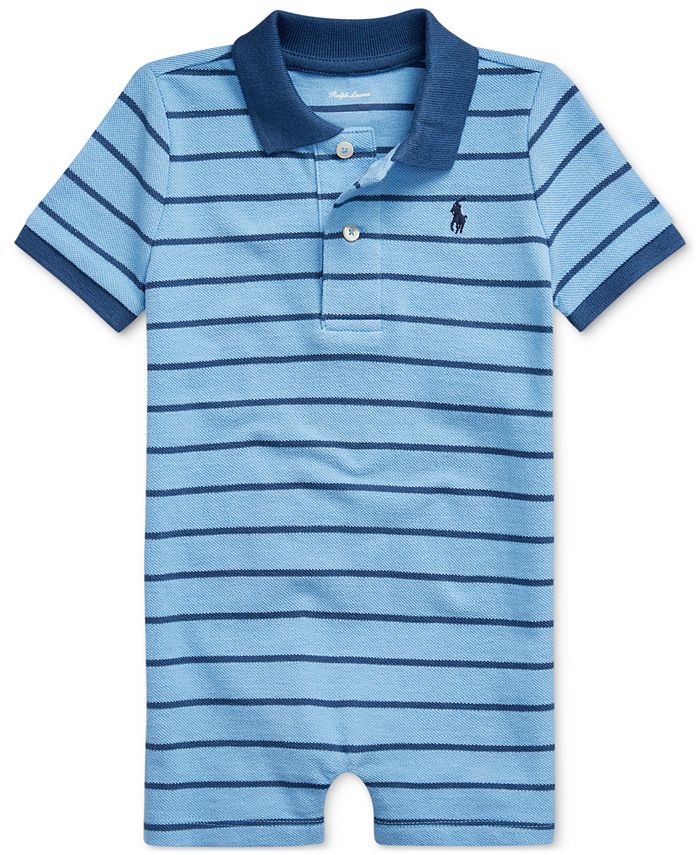 Polo Ralph Lauren Ralph Lauren Baby Boys Striped Romper Macy's