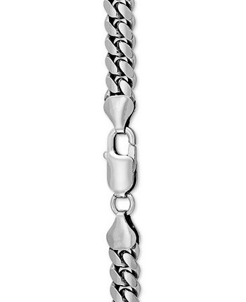 Macy's - Cuban Link 24" Chain Necklace in Sterling Silver
