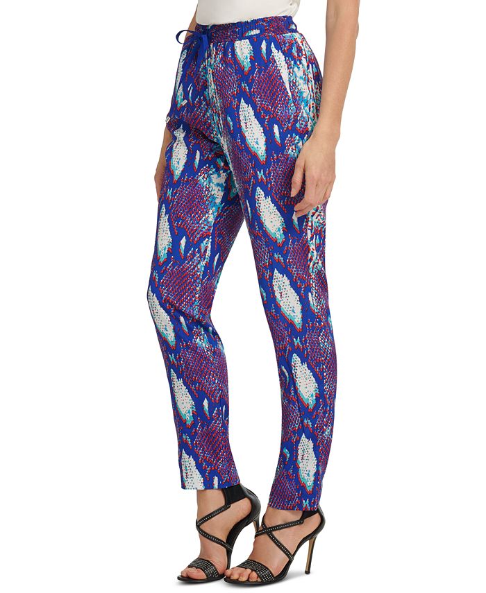 DKNY Printed PullOn Pants Macy's