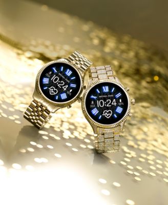 michael kors smartwatch with diamonds