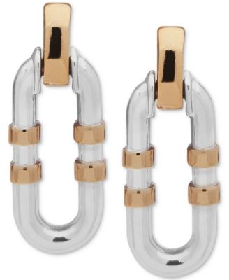 Lauren Ralph Lauren - Two-Tone Link Drop Earrings