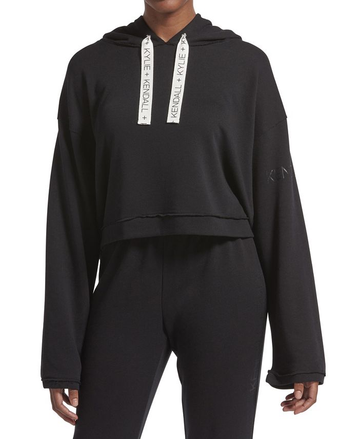 Kendall + Kylie Cropped Hoodie, Online Only - Macy's