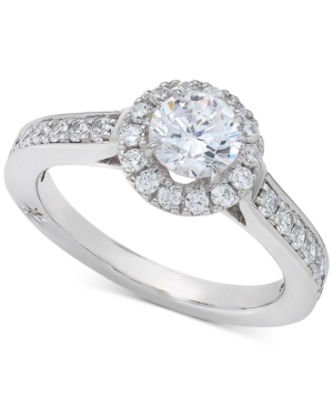 MARCHESA DIAMOND HALO ENGAGEMENT RING (1-1/4 CT. T.W.) IN 18K WHITE GOLD