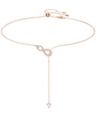 swarovski chain extender rose gold