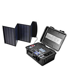 Wagan Solar Power Case with 800 Watt Power Inverter with 60 Watt Foldable Solar Panel