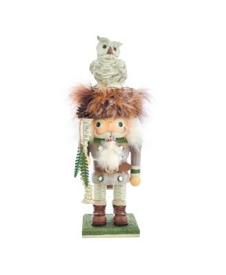 Kurt Adler - 15-Inch Hollywood™ Woodsman Nutcracker with White Owl