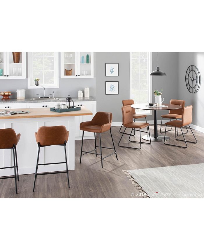 Lumisource Daniella Counter Stool (Set of 2) Macy's