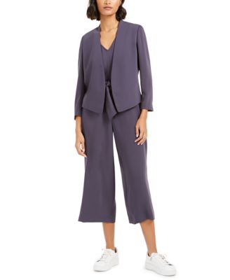 macy's purple jumpsuit