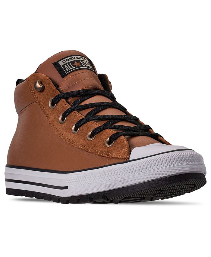 Converse Men's Chuck Taylor Star Street Mid Boots from Finish Line - Macy's