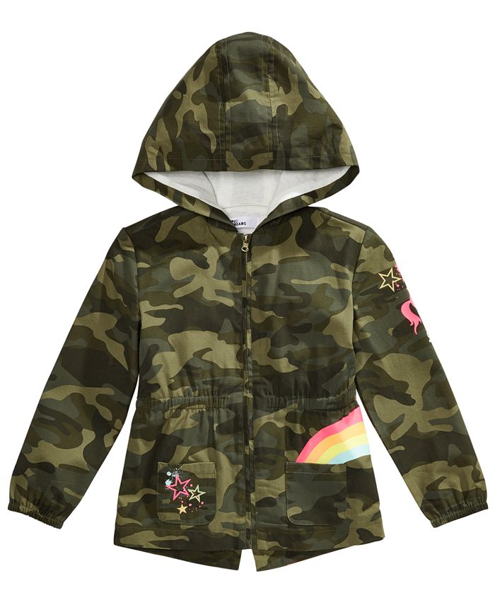 Epic Threads Little Girls Cotton Hooded Camo Jacket, Created for Macy's ...