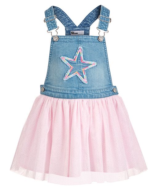 Epic Threads Little Girls Denim Star Skirtalls Created For Macy S