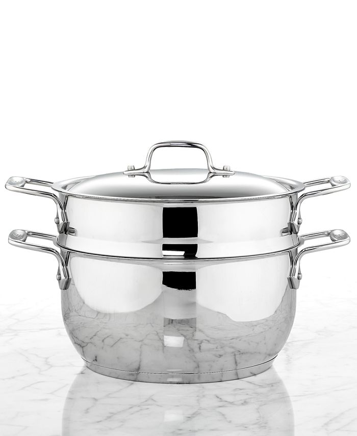 AllClad Stainless Steel 5 Qt. Covered Multi Pot with Steamer Insert