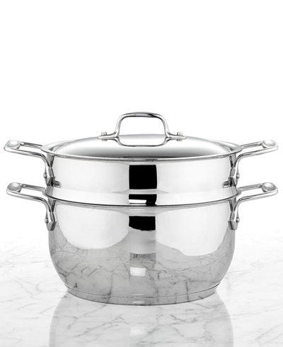 All-Clad Stainless Steel 5 Qt. Covered Multi Pot with Steamer Insert