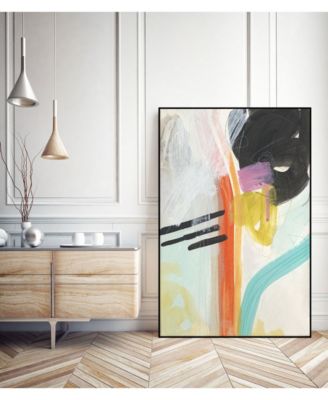 20" x 16" Rhythm Variations I Art Block Framed Canvas
