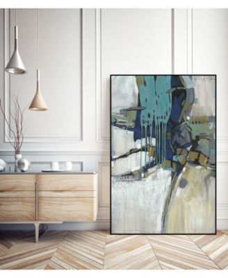 28" x 22" Separation II Art Block Framed Canvas