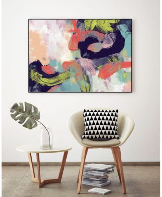 40" x 30" Vibrant Spring II Art Block Framed Canvas