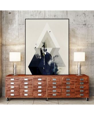 Giant Art 20" x 16" Beneath the Surface III Art Block Framed Canvas