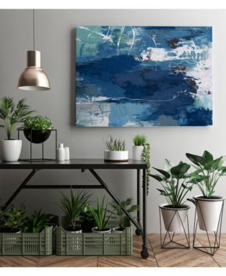 14" x 11" Abstractions Museum Mounted Canvas Print