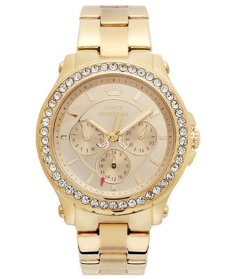 Juicy Couture - Watch, Women's Pedigree Gold-Tone Stainless Steel Bracelet 38mm 1901049