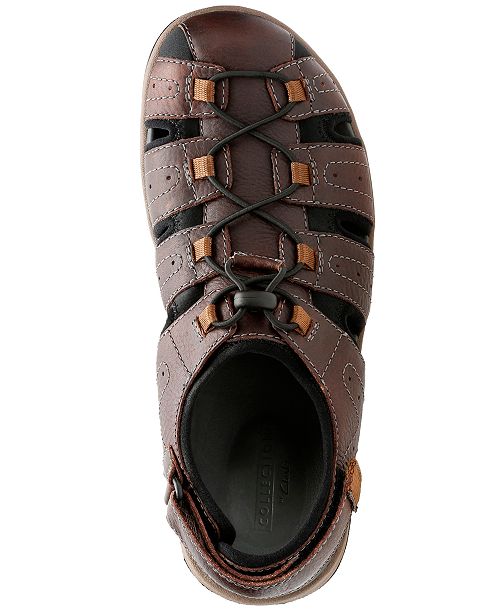 staud brady mock croc fisherman sandals
