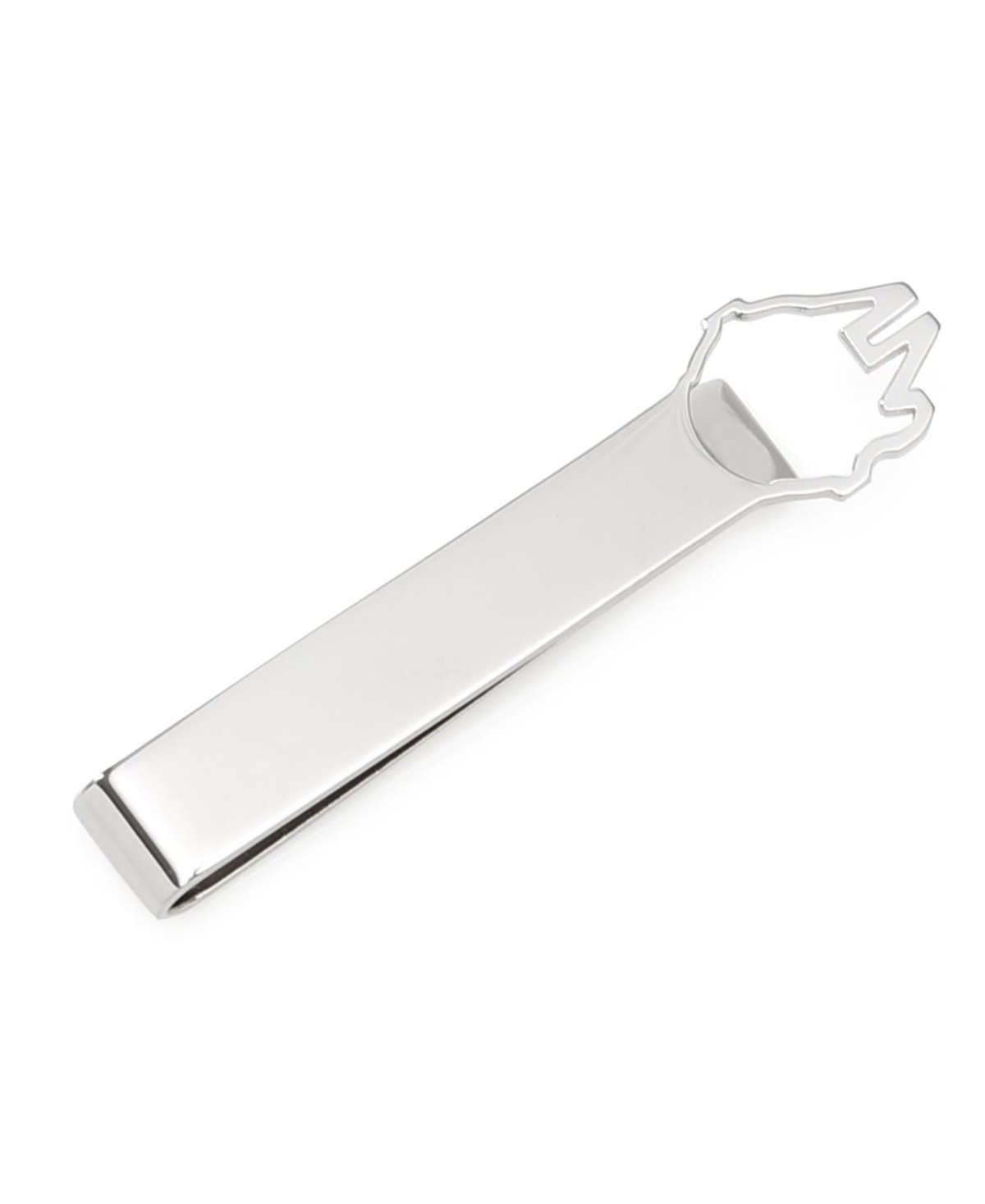 Millennium Falcon Sterling Cutout Tie Bar - Silver