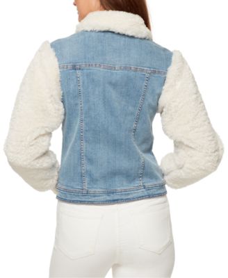 Sanctuary Minka Faux-Fur Jean Jacket 