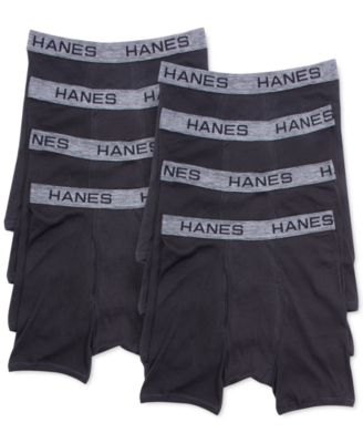 Hanes - Men's 8-Pk. Platinum Boxer Briefs