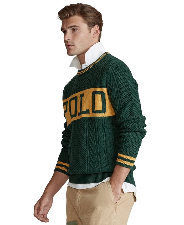 Polo Ralph Lauren Men's Cotton Long Sleeve Sweater - Macy's