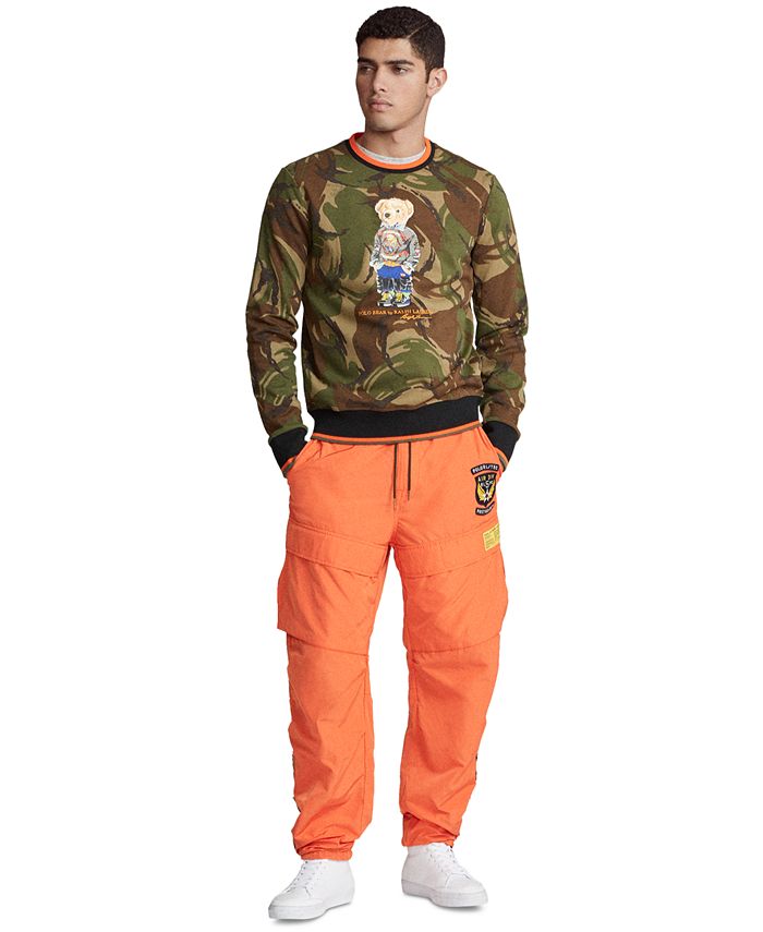 polo camo bear sweater